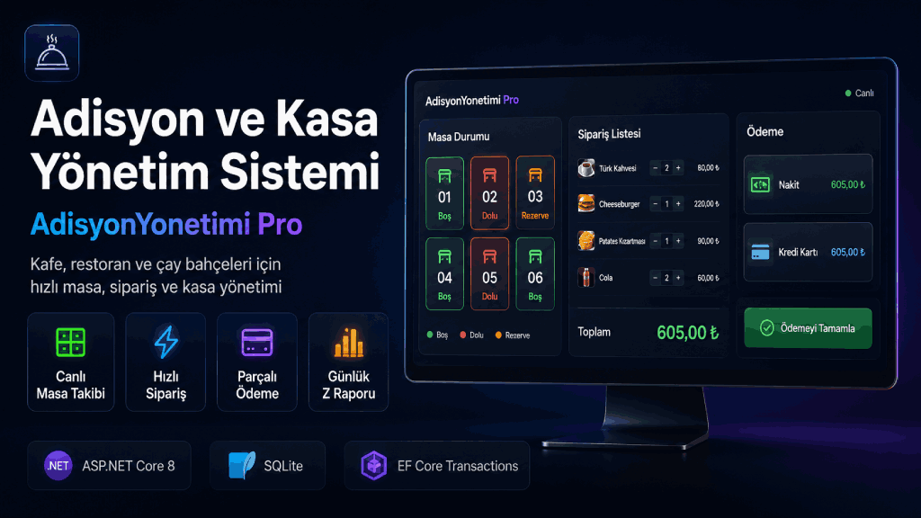 Adisyon Yönetimi Pro